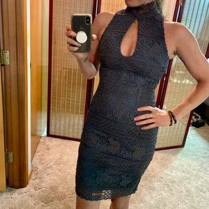 🔥 INDIKAH | Sexy Gray/Blue Dress